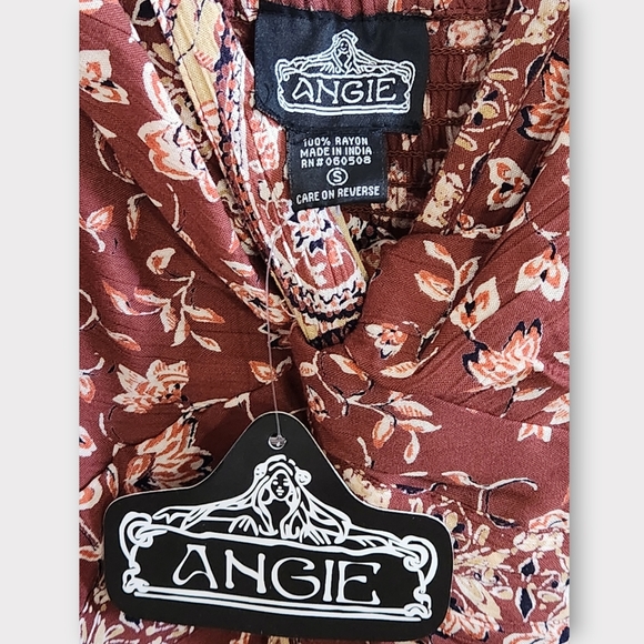 Angie NWT Boho Hi-Lo Summer Dress. Size S. - Picture 5 of 5